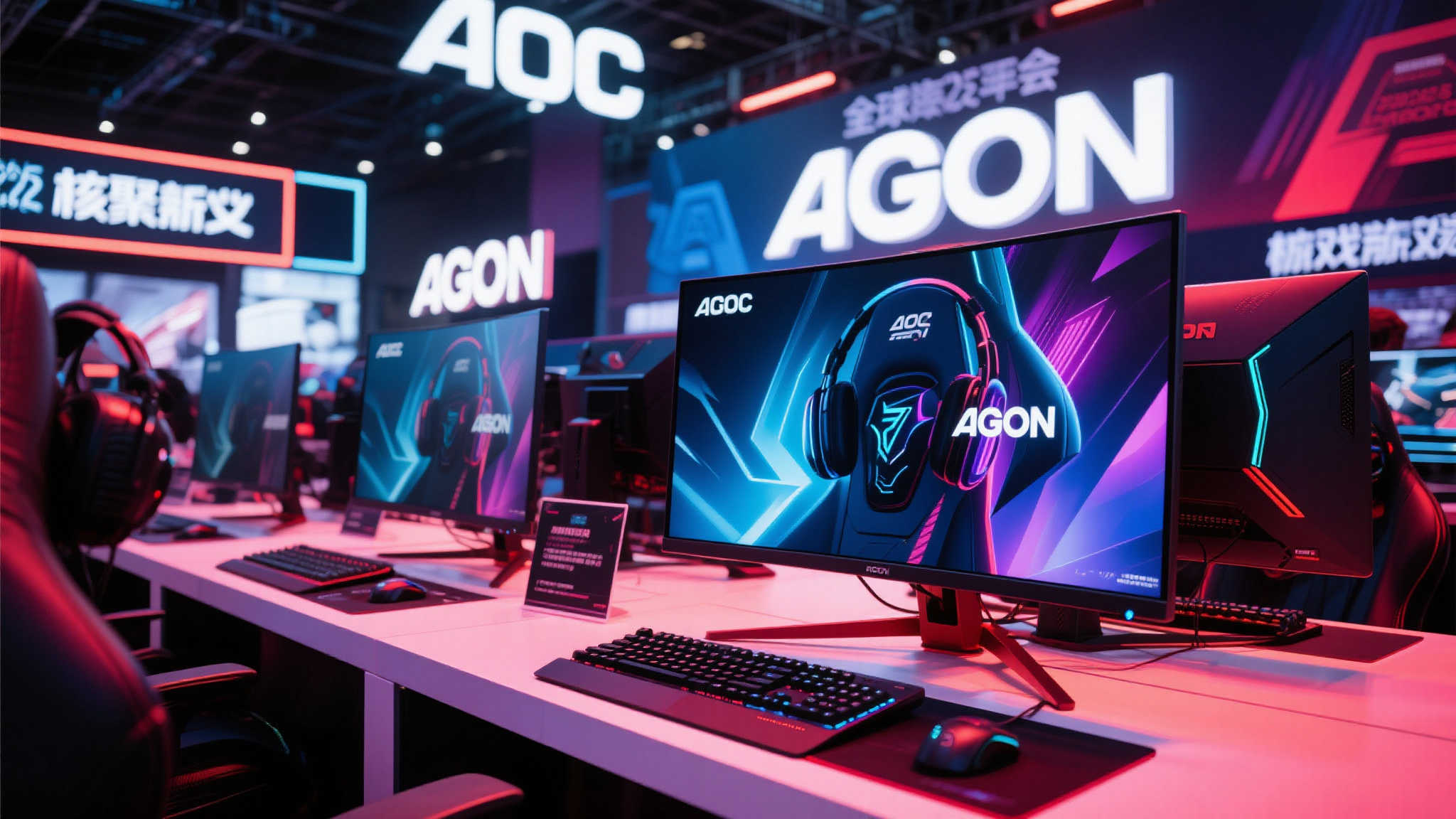 AOC与AGON携手亮相2025核聚变游戏盛会,颠覆性显示科技引领电竞未来 AOC与AGON携手亮相2025核聚变游戏盛会,颠覆性显示科技引领电竞未来
